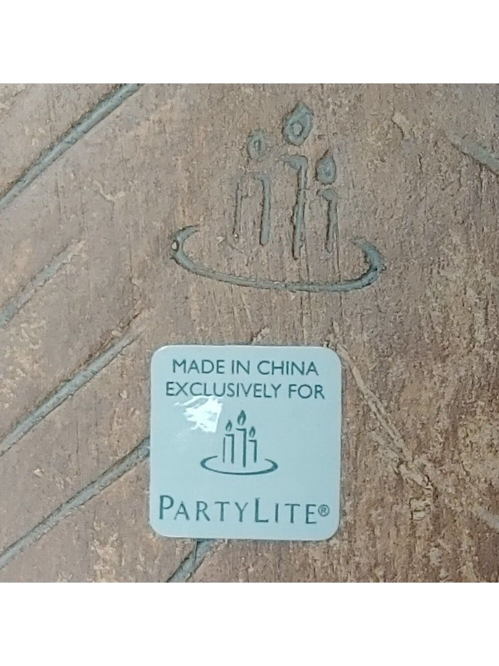 PartyLite Sculpted Leaf Pillar Garden Tray - Retired - Picture 5 of 9